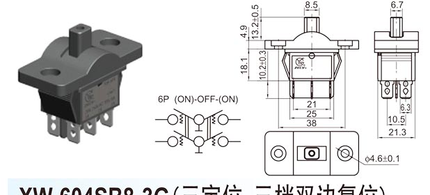 XW-604SB8-3G(3 Positioning Three gears Bilateral reset)